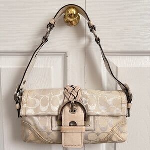 Vintage Coach Soho Mini Buckle Shoulder Bag